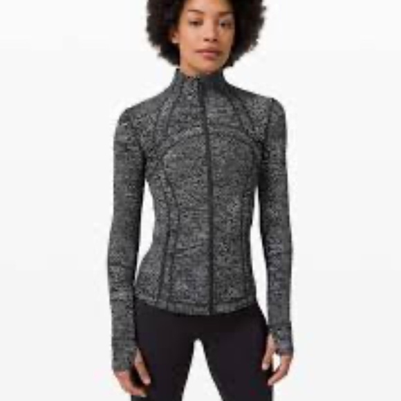Lululemon Define Jacket Luxtreme Digital Rain Jacquard Black White 8 - Picture 1 of 13
